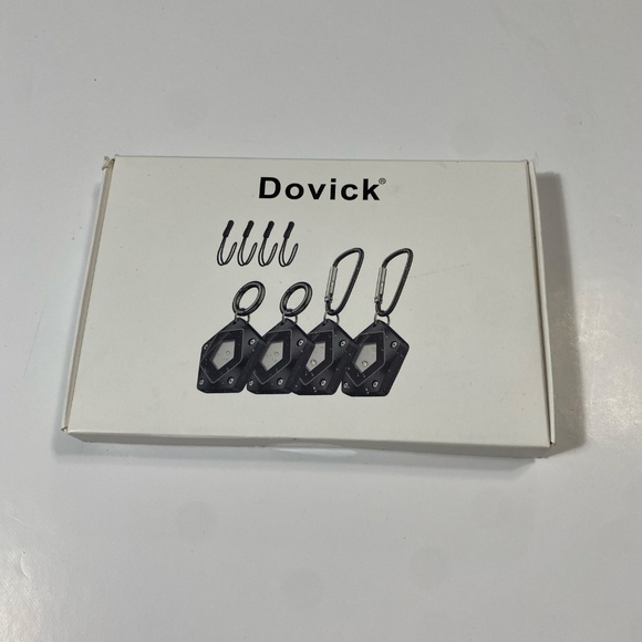Dovick Waterproof for airtag BLK2&clear2 - Picture 1 of 2
